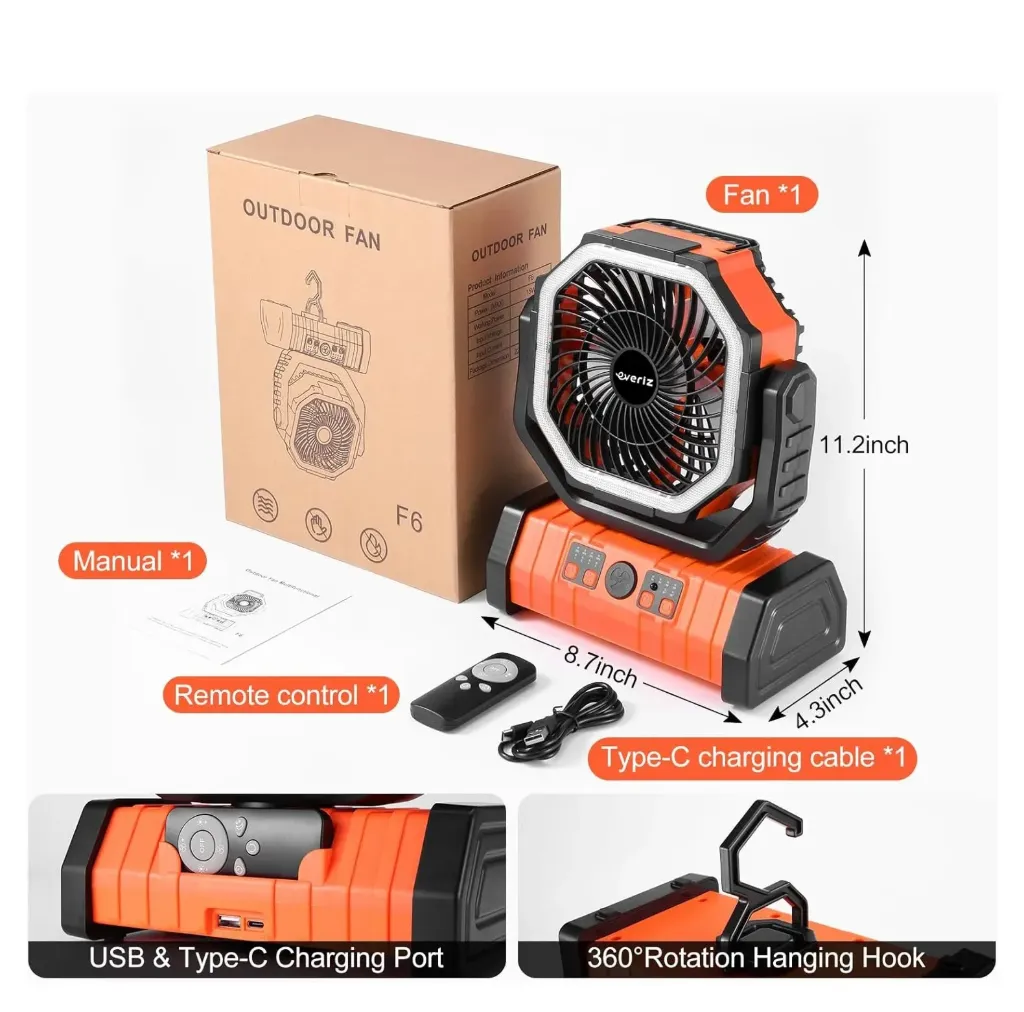 Ventilador Recargable